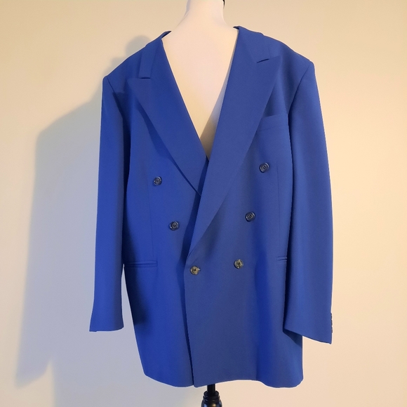 Mens 2-piece Double-breasted Suit - Picture 3 of 16